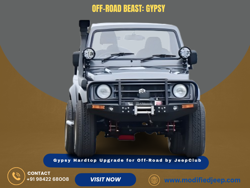 Gypsy Rally Cabin Hardtop Metal Customised by JeepClub Coimbatore for ...