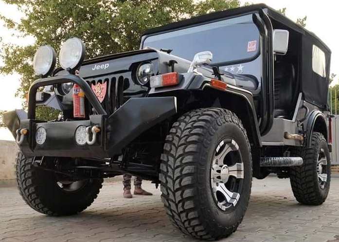 jeepclub coimbatore Cl500 restored in willys classic